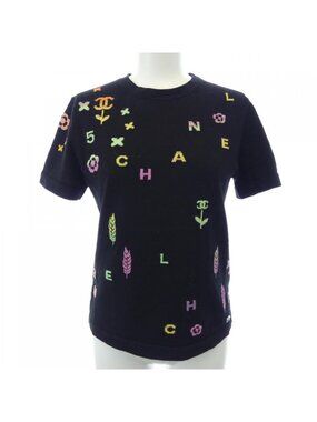 Chanel Knit Top Black 34 Translucency